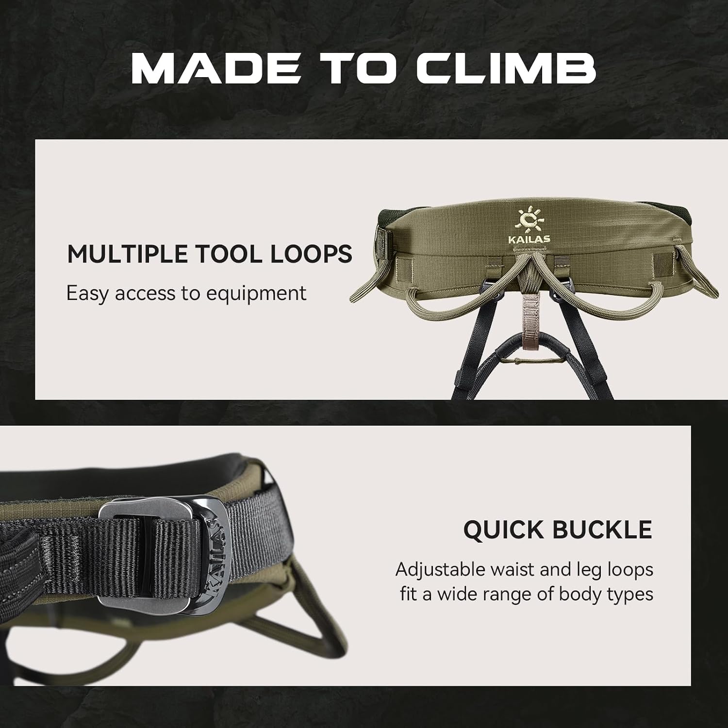 Airo Rock Climbing Harness Men Roofing Harnesses Rescue Mountaineering Safety Belt Women Comfortable Lightweight