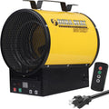 EUH4000R Electric Forced Air Heater with Remote Control 12,800 Btu | 6-20P Plug, Electric Industrial Garage Heater