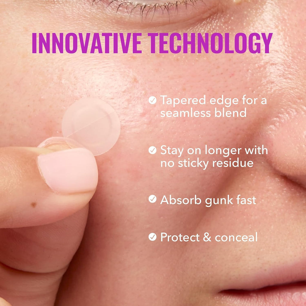 Pimple Patches for Face, 100 Pack – Ultra-Thin Hydrocolloid Patches, Invisible Under Makeup, Conceals Blemishes