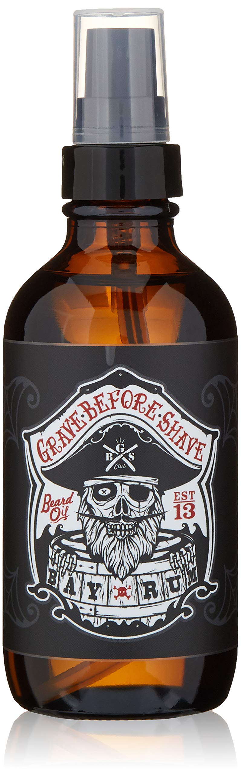 Beard Oil (Bay Rum Scent) 4 Oz. Bottle