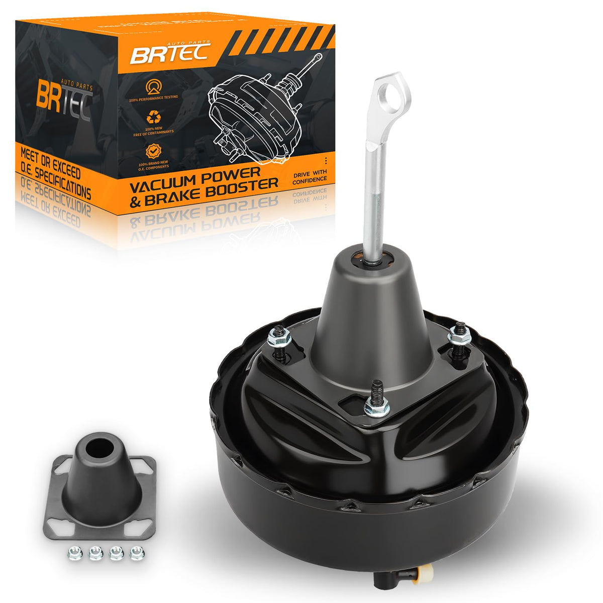 BRTEC Vacuum Power Brake Booster for Jeep Wrangler 1987-1990 5252628