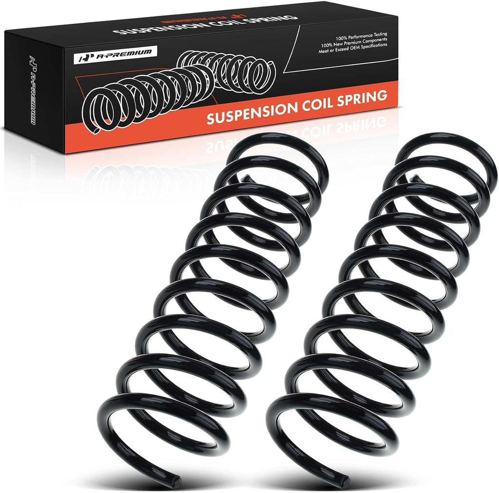 A-Premium 2-Pack Rear Suspension Coil Spring Set Compatible with Ford