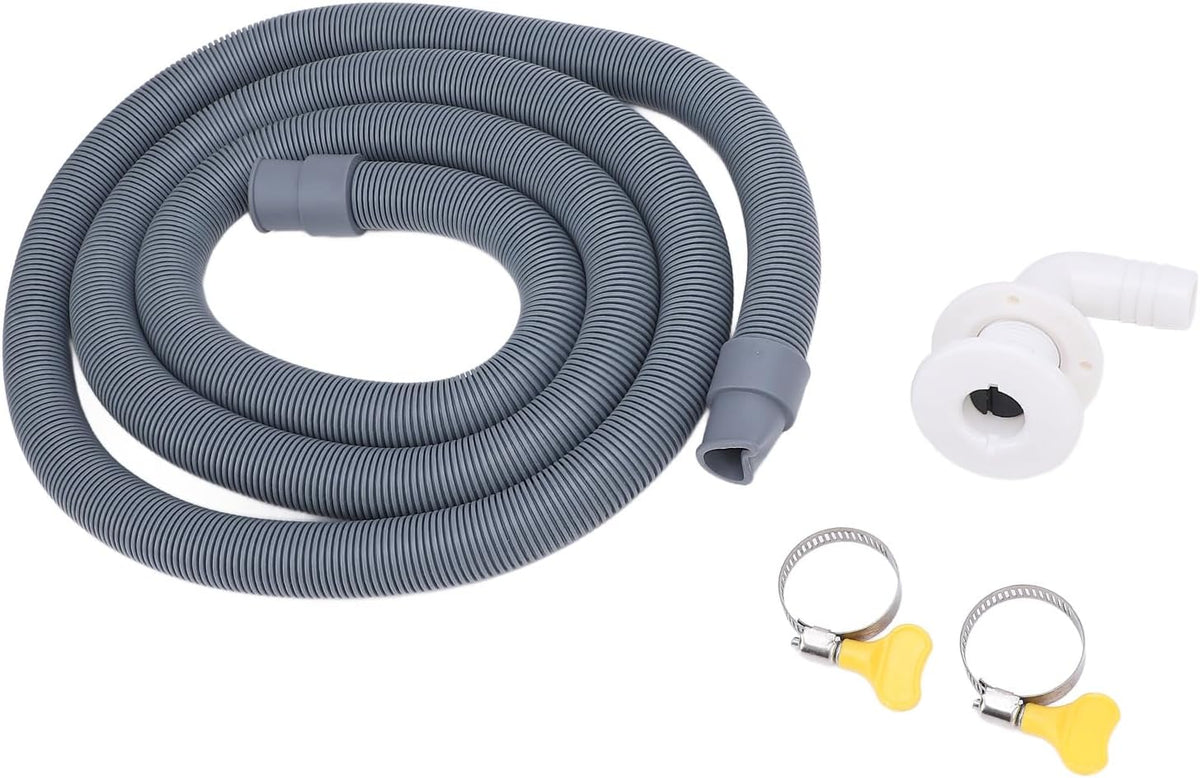 Zunate Bilge Pump Installation Kit 3/4in 6.6ft Hose for Boat Drainage