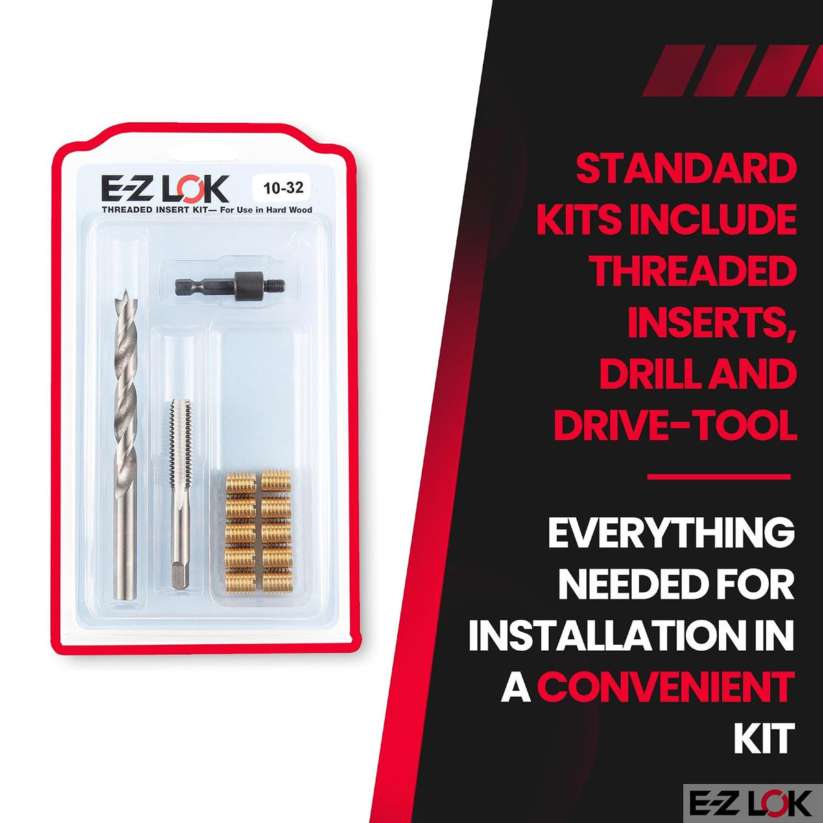 E-Z LOK Thread Repair Kit, 10-32