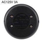uxcell Inline Foot Pedal Push Button Switch Lamp Lights Foot Control Black