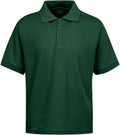 Boys School Uniform Short Sleeve Stain Guard Polo Shirt