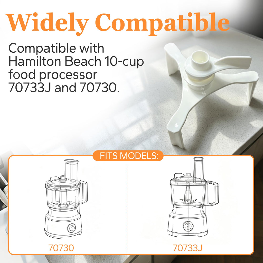70733J 70730 Bowl Scraper Blades Replace for Hamilton Beach Food Processor