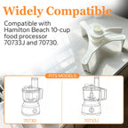 70733J 70730 Bowl Scraper Blades Replace for Hamilton Beach Food Processor