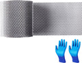 5 inch Gutter Guard Mesh Roll, Aluminum Gutter Screen Leaf Guard Rain Gutter Covers downspout Guard(50feet).