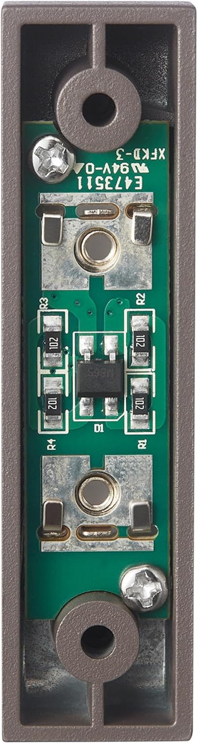 Wired Push Doorbell Button, Oil-Rubbed, Bronze, Metal, Lighted, Surface Mount, Home Improvement, Outdoor