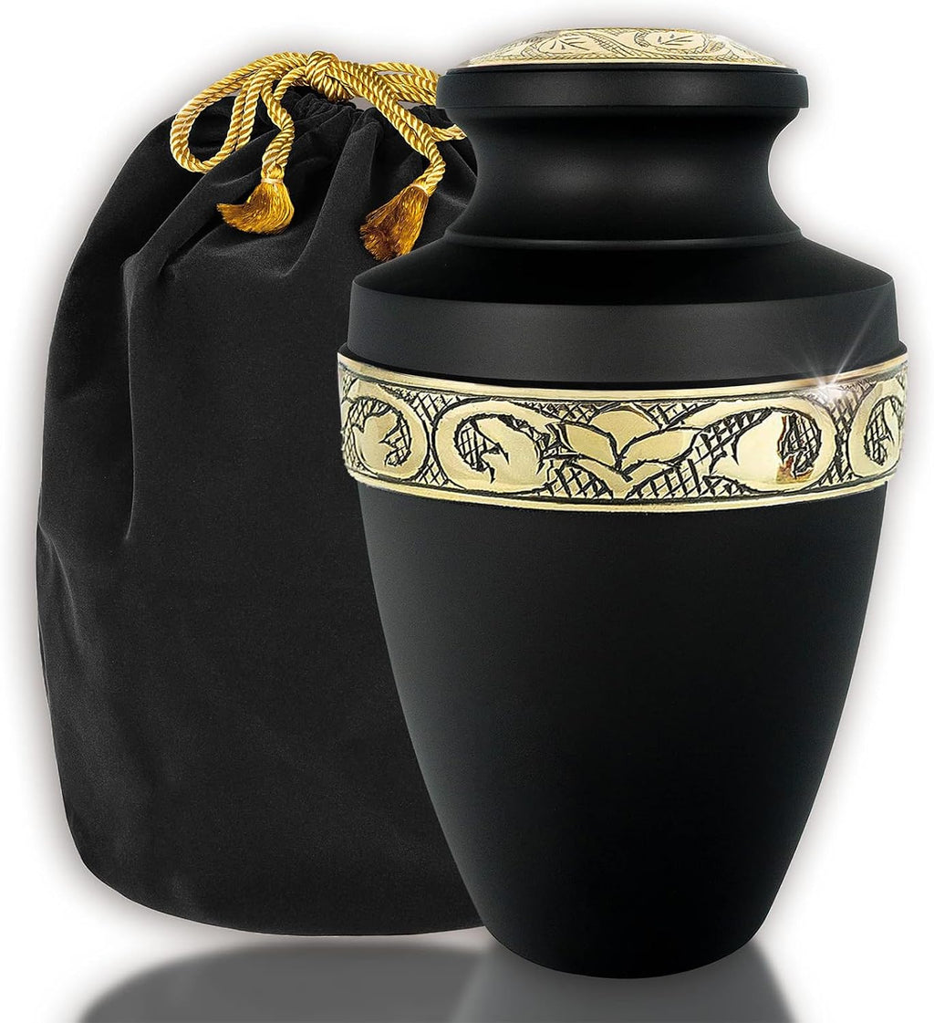 Cremation Urns for Human Ashes, Funeral Memorial Urn for Male and Female, Decorative Burial Grecian Urn Collection