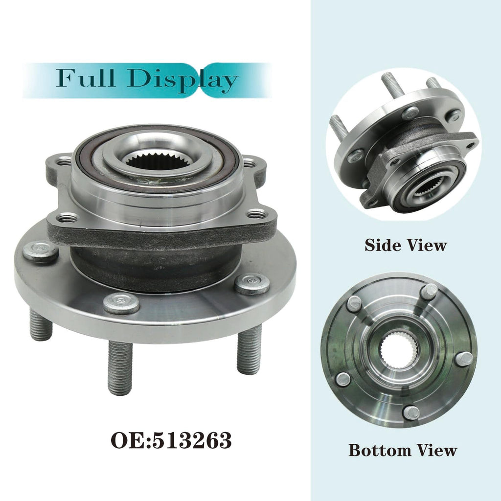 YQAUCES 513263 Front Wheel Hub Assembly for Chrysler 200 2011-2014