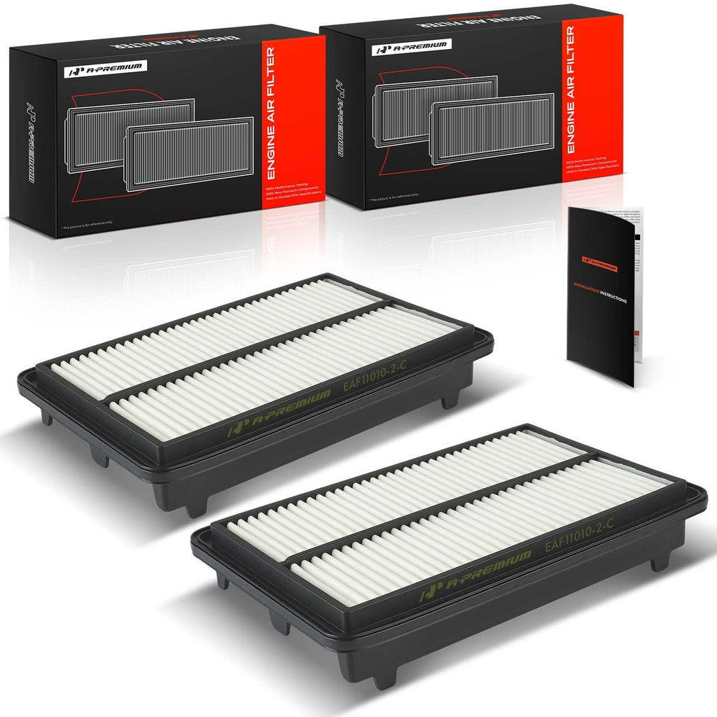 A-Premium 2-PC Engine Air Filter Compatible with Acura