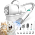 Dog Grooming Kit, Pet Grooming Vacuum with Pet Clipper Nail Grinder, Dog Hair Vacuum with 6 Pet Grooming Tools for