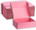 Pink Shipping Boxes 10x8x3 Inches, 20 Pack