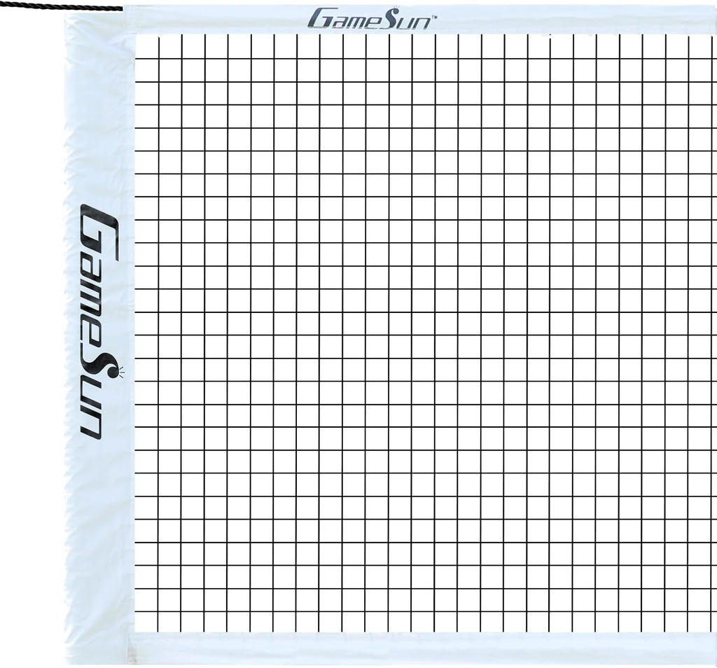 Professional Outdoor Volleyball & Badminton Combo Net - 32'x3' Heavy-Duty 21-Ply Polyester with Tarpaulin Tape & Top