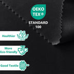 6FT Spandex Table Cover, Stretch Fitted Tablecloth, Black