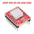 Trinkrittey 5 Pcs A4988 Stepper Motor Driver Module with Heat Sink