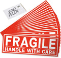 Fragile Stickers, Large Size 8 x2.7 in, Handle with Care