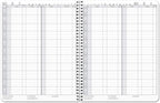 Restaurant Reservation Book, Wire-O, Black, 120 Pages