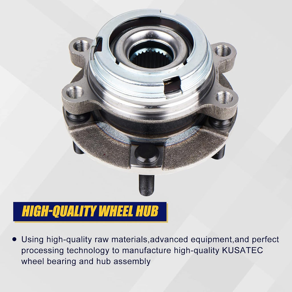 KUSATEC 513294 Front Wheel Bearing and Hub Assembly