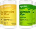 Disinfecting Wipes, Lemon & Fresh Scent, Sanitizes, Cleans, Disinfects, Deodorizes, 340 Count (4 Packs of 85)