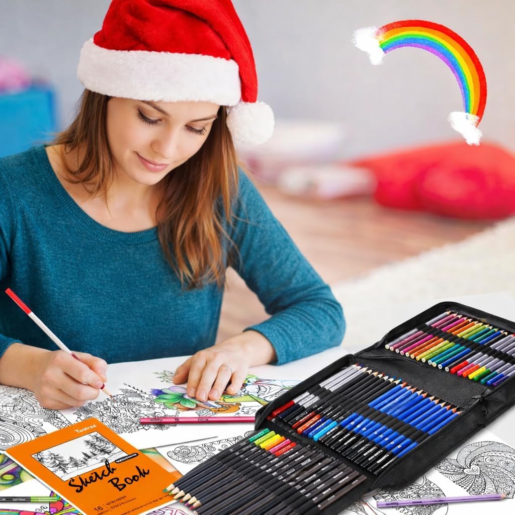 81 Pack Art Supplies for Adults Artists Gifts, Pro Art Kit Drawing Pencils Set, Drawing Supplies Sketching Kit Sketch