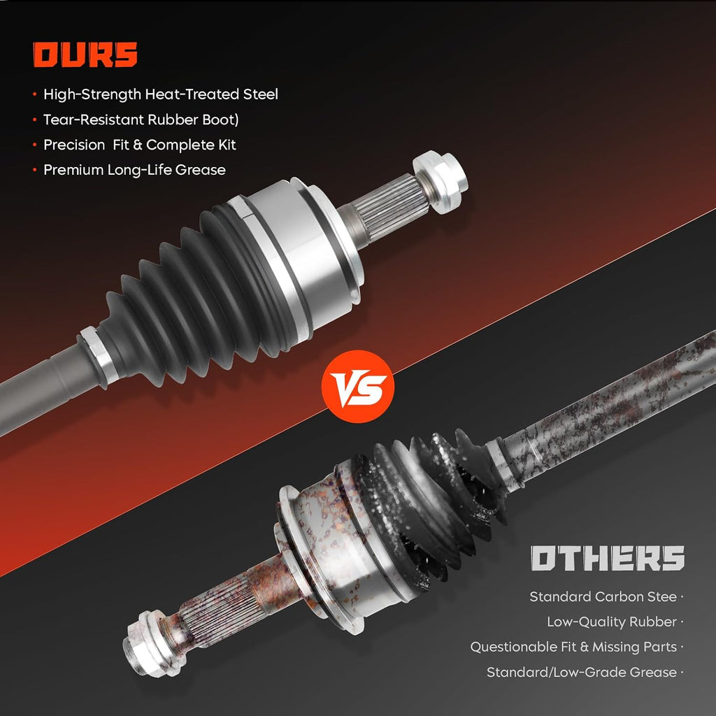 Front left & Right CV Axle Shaft Assembly (Automatic Trans) 2.4L 2.4