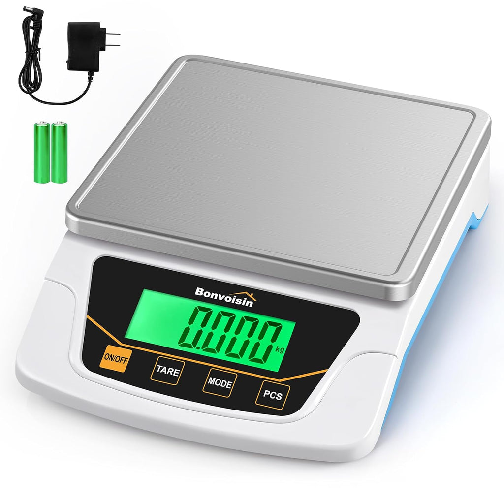 Digital Gram Scale 6000g x 0.1g Lab Scale with 6 Units