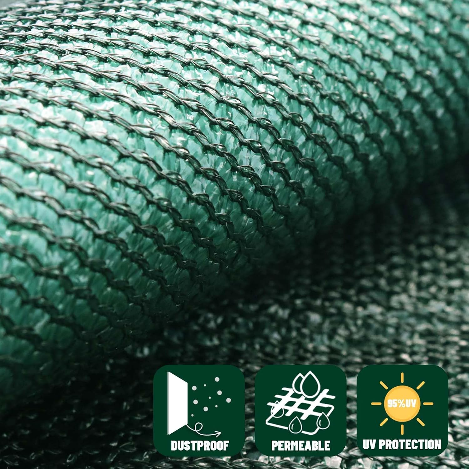 Privacy Screen Fence 4/5/6/8 FT Heavy Duty Dustproof Denoise Fencing Mesh Fabric Shade Net Cover for Outdoor Wall