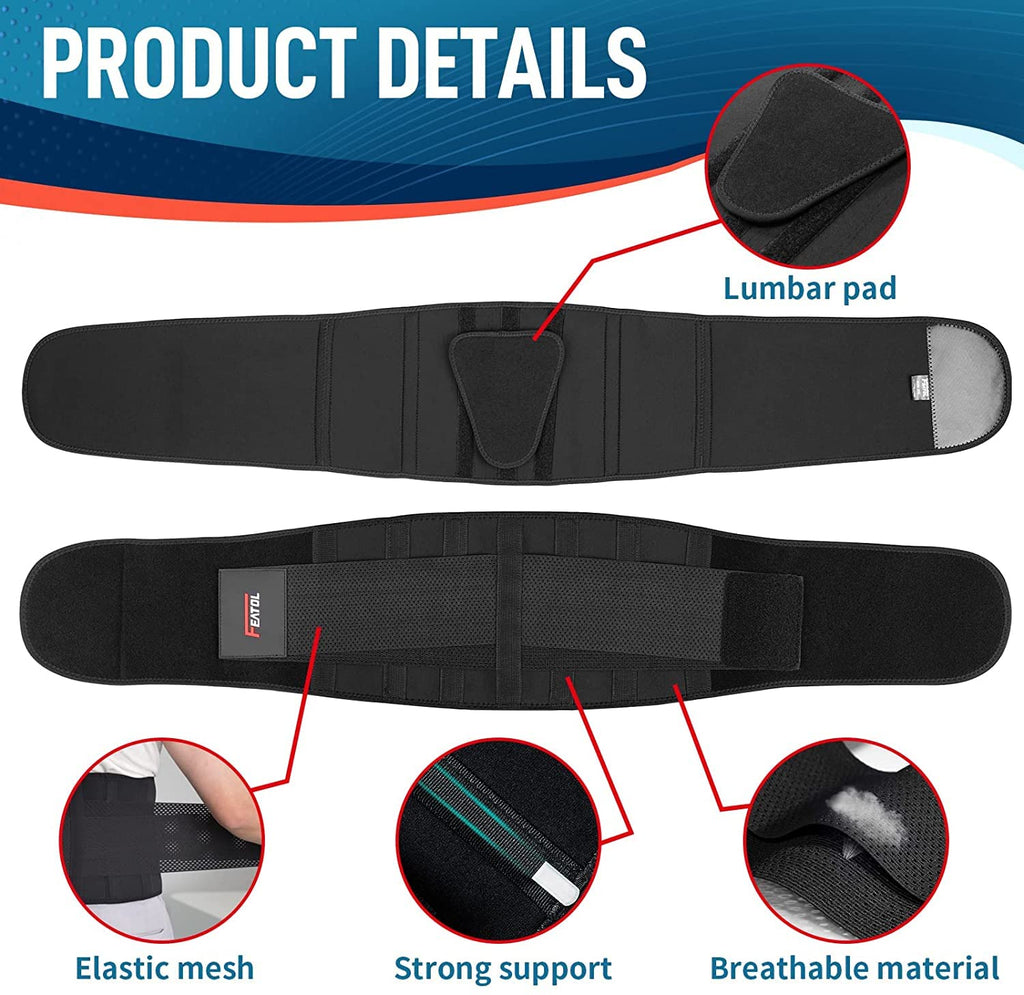Back Brace for Men & Women, Lower Back, Sciatica Pain Relief