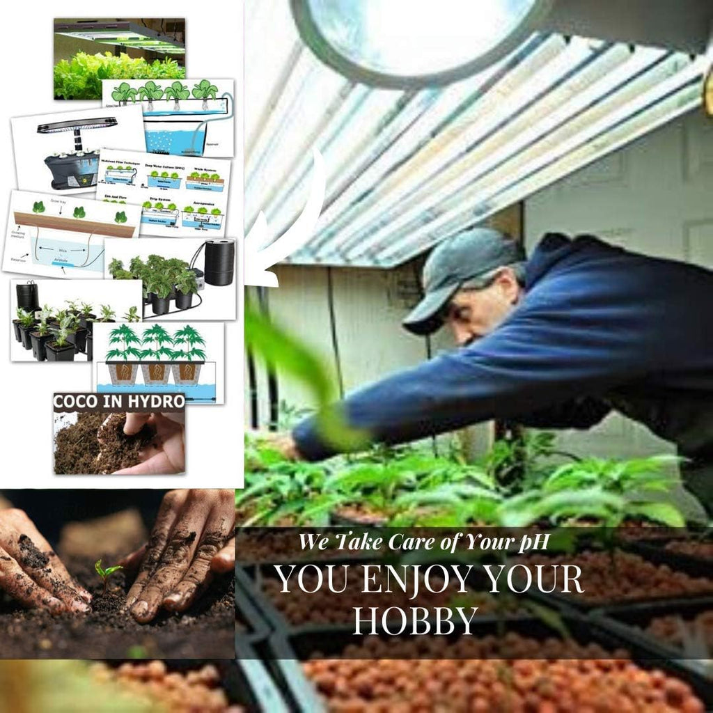 Standard Hydroponics pH Up and Down Kit - 10 Ounce Bottle pH Adjuster for Hydroponic Systems, Coco Coir Even Soil.