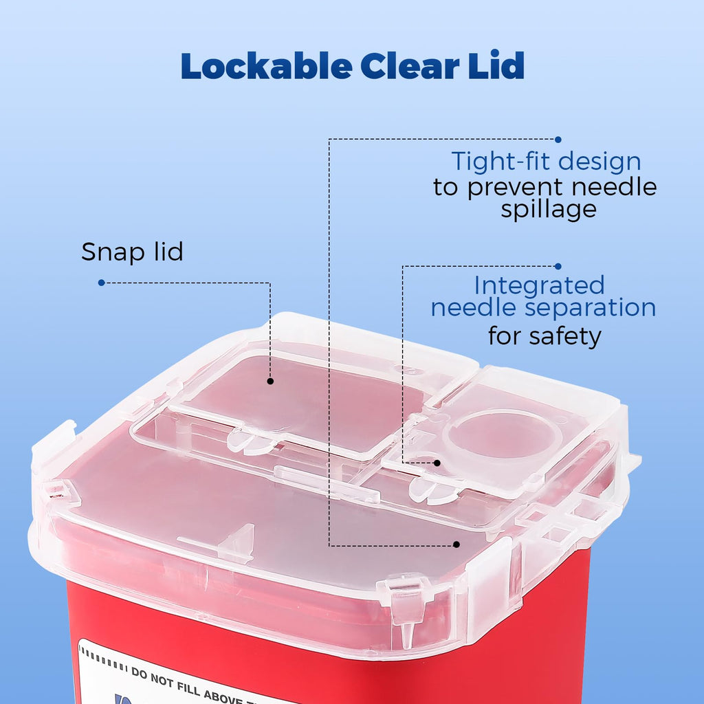 1 Quart Sharps Container 5 Packs