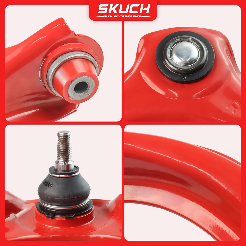 Front Upper Control Arms for 2003‑2007 Honda Accord & 2004‑2008 Acura TSX – Upgraded Polyurethane Bushings, OEM‑Style Complete Kit