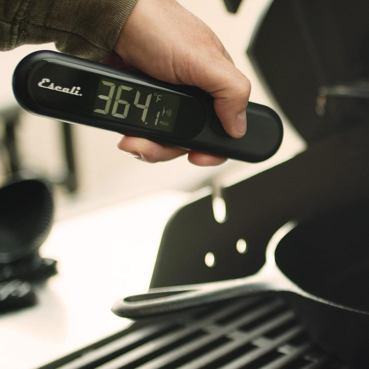 Infrared Surface and Folding Probe Digital Thermometer Stainless Steel Probe, Two-in-One IR Technology