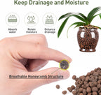 10lb LECA Expanded Clay Pebbles for Plants, Hydroponics, Aquaponics, 100% Natural Leca Balls for Soil Root