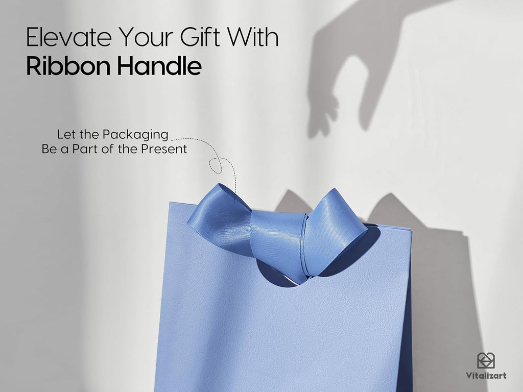 Paper Gift Bags With Ribbon Handles Small Assorted Bulk Pack