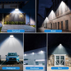 8 Pack 160W LED Wall Pack Light with Dusk to Dawn Photocell