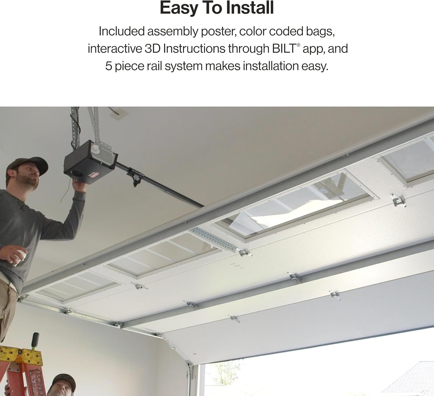 QuietLift Connect – WiFi Smart Garage Door Opener with Added Wireless Keypad, ¾ HPC Smart Belt Drive – Compatible