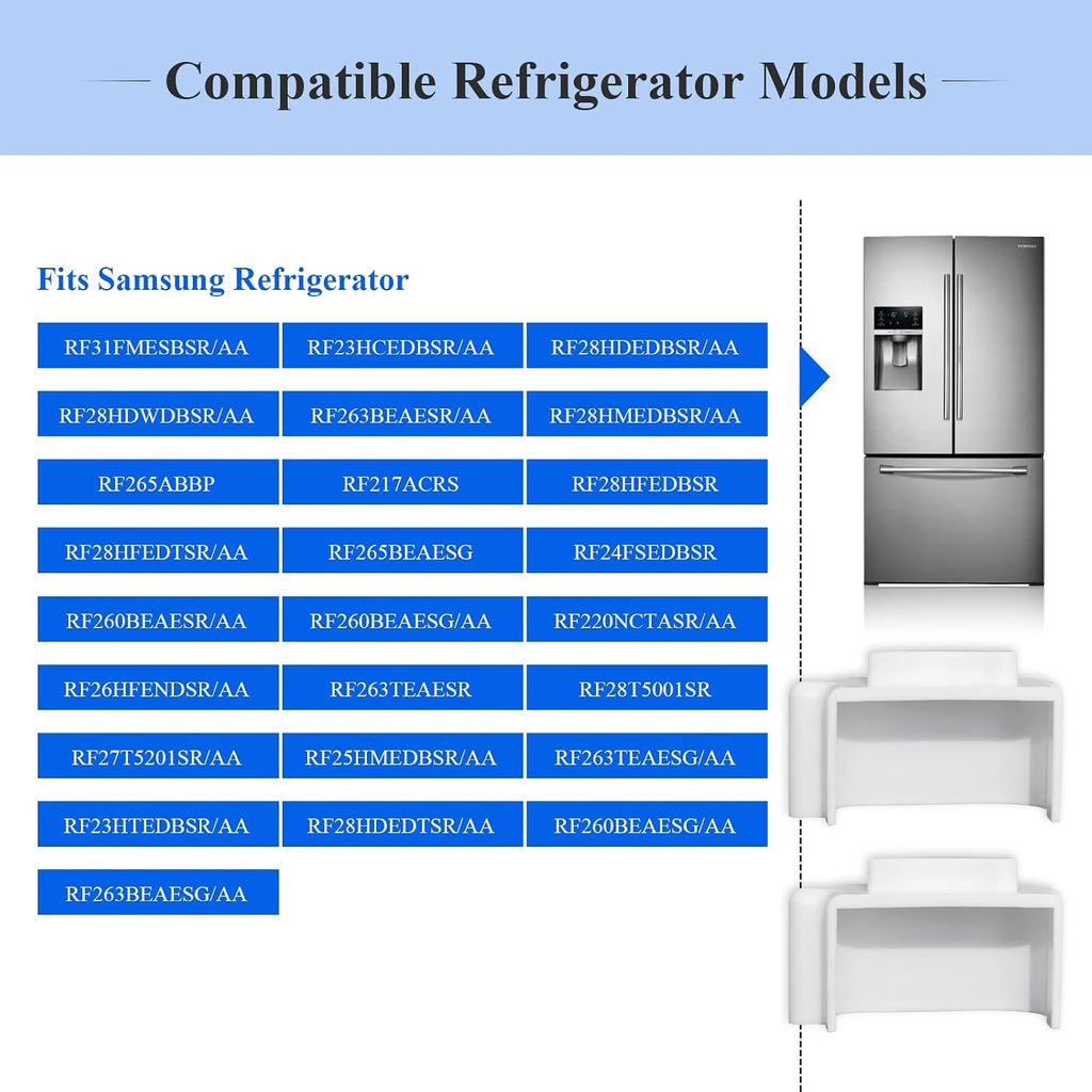 Refrigerator Door Flipper (Mullion) Repair Topper Fits Samsung Refrigerator