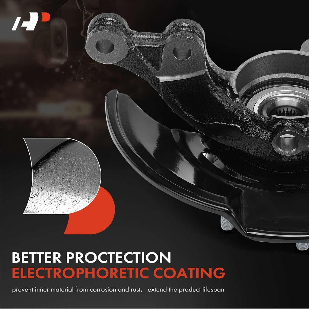 A-Premium Front Right Steering Knuckle & Wheel Bearing Hub Assembly