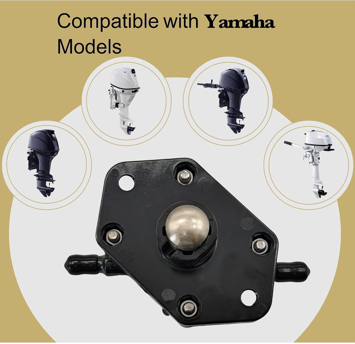 6C5-24410 Fuel Pump for Yamaha 4 Stroke F T 30-60 HP Marine