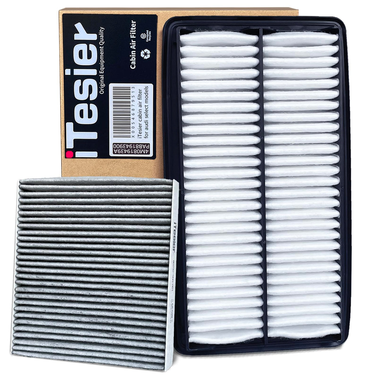 ITESIER Cabin Engine Air Filter kit for odyssey (2018-2026)