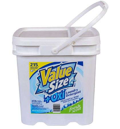 Detergent Wind Bucket Fresh, Added Oxi, 215 Loads, 560 oz Powder Laundry Detergent