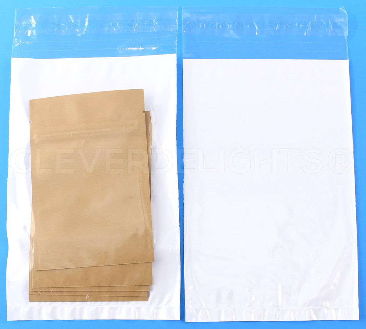 6" x 9" Clear Front Poly Mailers - 100 Pack
