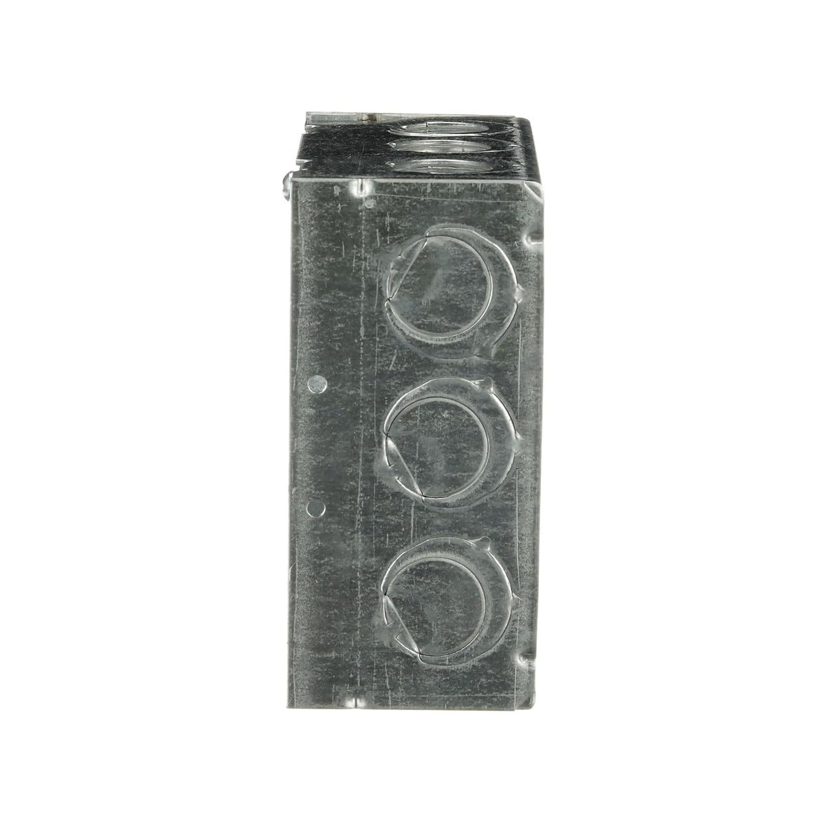 Steel City 4-11/16 Square Box, 42 Cu in, 1/2 and 3/4 in E-KO
