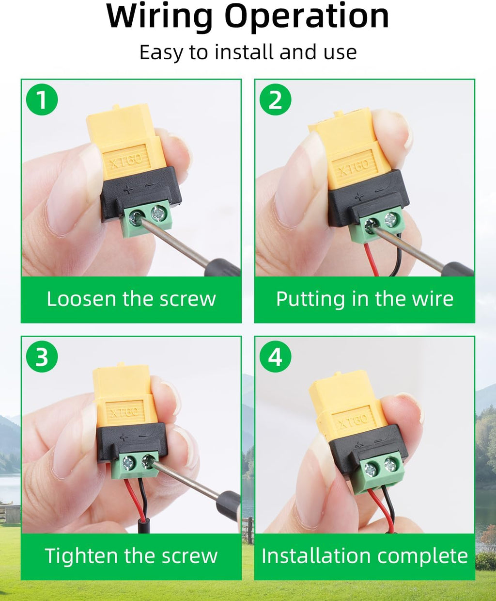 XT60 Connectors Adapter(1 Pair)
