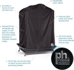 Extra Large Bird Cage Cover - Black, Size Extra Large | Good Night Cage Cover, Bird Accessories, Blocks Light