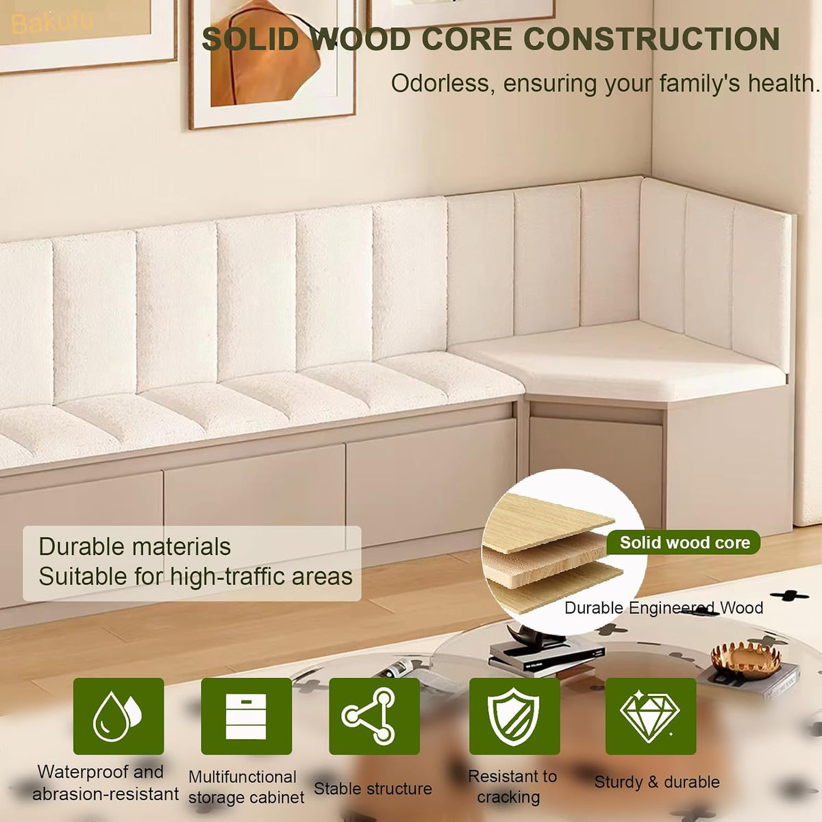Restaurant Booth Seating Bench, Breakfast Nook Benchs, Corner Banquette