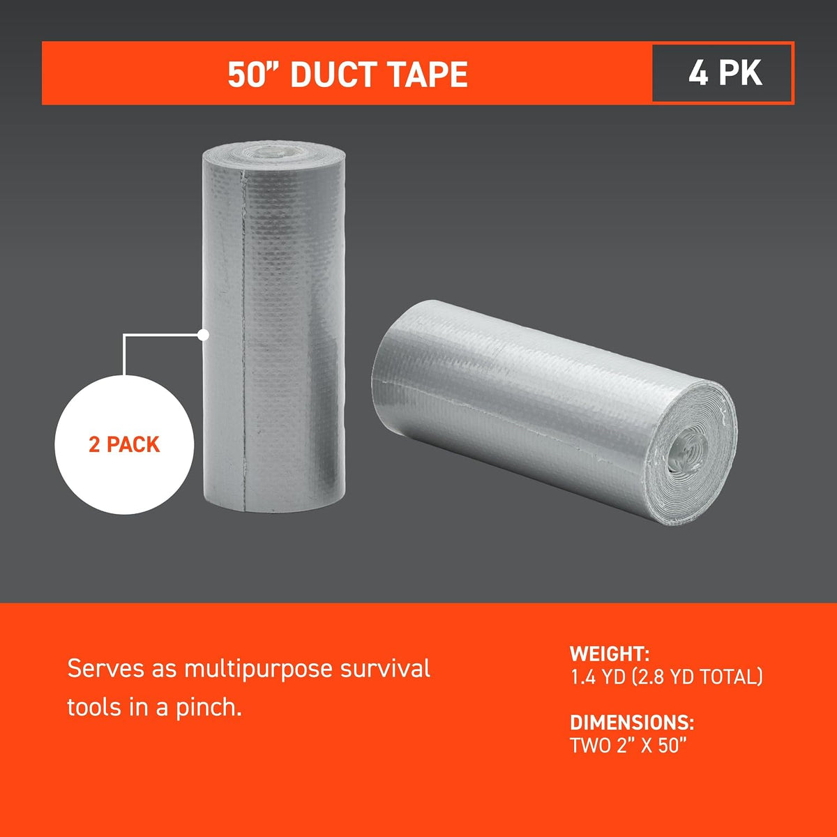 Duct Tape, 2" x 50"